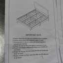 CXVX King Size Platform Bed Frame with Upholstered Headboard, Button Tufted Design, Strong Wooden Slats, No Box Spring Needed, Easy Assembly, Noise Free