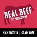 CRAVE Grain Free High Protein Adult Dry Dog Food, Beef, 4 lb. Bag (EXP 03/18/26)