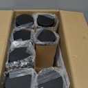 [ 8 Pack ] Glass Juicing Bottles with 2 Straws & 2 Lids w Hole- 16 OZ Travel Drinking Jars, Water Cups with Black Airtight Lids, Reusable Tall Mason Jar for Juice, Bubble Tea, Smoothie, Tea, Kombucha