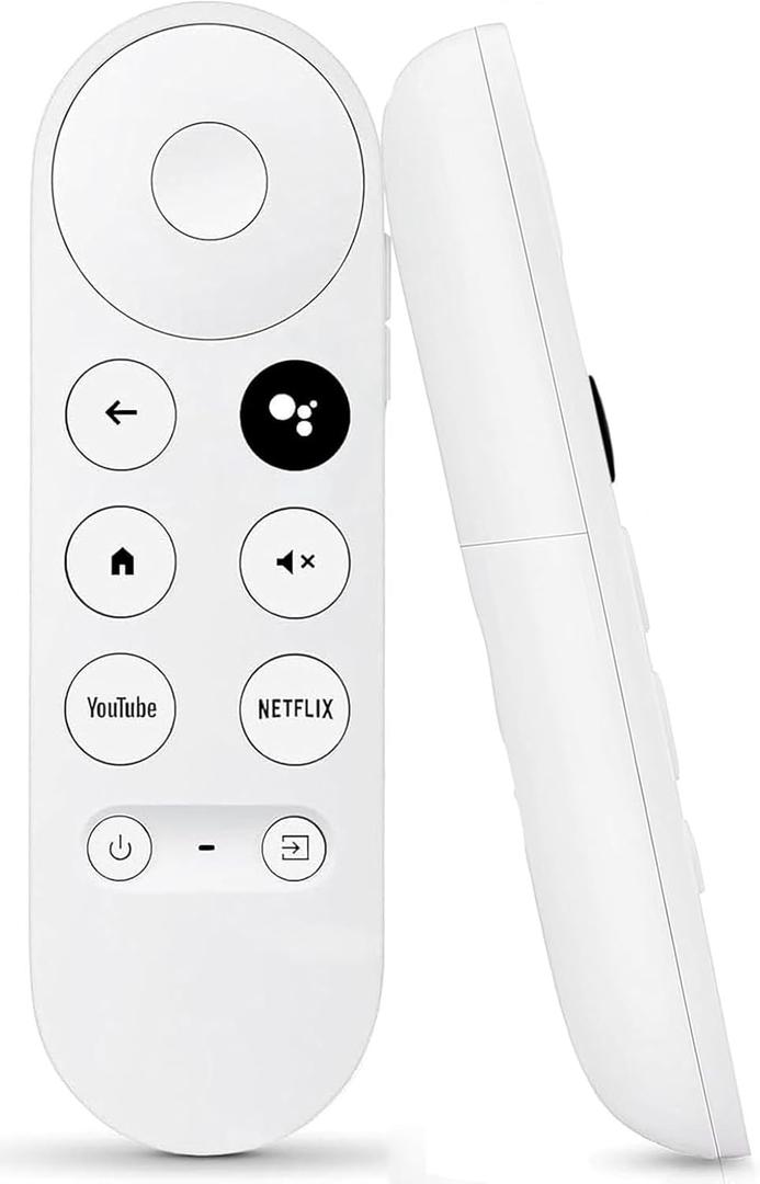 Replacement Voice Remote for Google Chromecast 4K Snow HD TV, for Chromecast with Google-TV Remote, for GoogleTV HD/ 4K Snow Streaming Stickfor G9N9N, GA01919-US