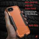 Rugged Shockproof iPhone SE 3rd Generation (2022) & 2nd (2020) Gen, iPhone 8/7 Case, [Military Grade Anti-Drop] Heavy-Duty Tough Slim Fit Lightweight Protective Phone Case, Orange