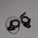 FACAILAHA Universal Motorcycle Front Fork Mounting LED Turn Signals Lights 12V Amber Blinkers W/Mounting Bracket for Honda Harley Yamaha Suzuki Kawasaki