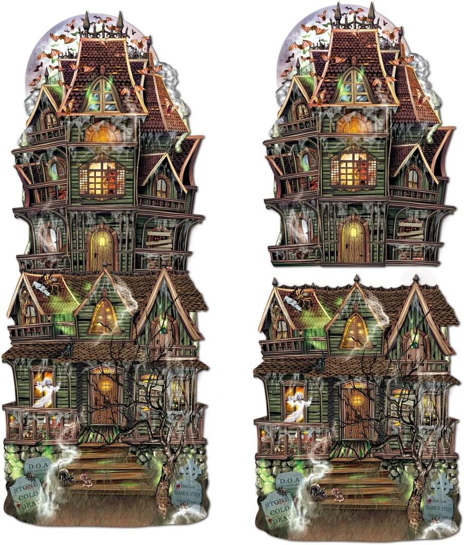 Beistle Jumbo Haunted House Cutouts