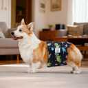 CuteBone Dog Diapers Male Belly Bands 3 Pack for Male Dogs Reusable Puppy Wraps, M