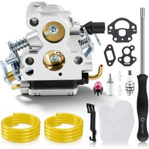 Carburetor 574719402 545072601 w/Tune up kit for Husqvarna 235 235E 236 236E 240 240E 120 Chainsaw for Jonsered CS2234 CS2238 CS2234S CS2238S GZ380 for Craftsman 358381600 Carb C1T-W33C