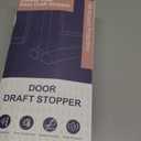 fowong Door Draft Stopper 30" to 36" Adjustable Draft Stopper for Bottom of Doors, Soundproofing Noise Blocker, Easy to Install, Light Pink
