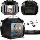 TinyTrek Kids Play Tent for Indoor and Outdoor Fun, Portable Pop Up Tent with Breathable Mesh, Toddler Play Space for Travel, Backyard, Camping and Playroom Use