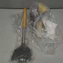 Teewe Carbon Steel Wok -13 Inch Woks & Stir-fry Pans Nonstick, Wok Pan with Glass Lid Spatula and Dish Brush: Pre-Seasoned Flat Bottom Chinese Wok for Induction, Electric, Gas, All Stoves (Transparent/Black)