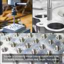 uxcell Thread Milling Taps, 5/16-18 UNC High Speed Steel (HSS) 3 Straight Flutes Machine Screw Thread Threading Tap, 6" Length (Extra Long)