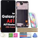 LCD Screen Replacement Touch Display Digitizer Assembly (6.5" with Frame) for Samsung Galaxy A51 A515 A515F A515F/DS A515F/DSN SM-A515F/DST SM-A515F/DSM SM-A515F/N (Not for A51 5G)