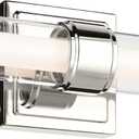 Kichler Laurene LED Bath Bar Light, Polished Nickel, 18.5 inch