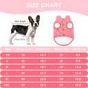 Warm Dog Coat, Windproof Dog Jacket Fleece Pet Winter Coats Solid Color Dogs Clothes Cold Weather Pet Jacket Vest Soft Puppy Apparel for Small Medium Dogs Cat (L, Pink)