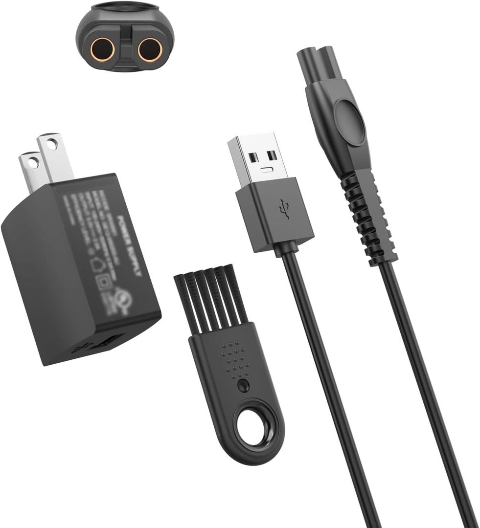 Superer 5V Fast Charger for Philips Norelco One Blade 360 QP2724 QP2834, Wet&Dry Series 2000 2400, MG7910 MG5910 MG9510 MG9520 MG9525, QP4631 QP6552 QP1924 QP6542 QP1324 QP4530 for Phillips Shaver