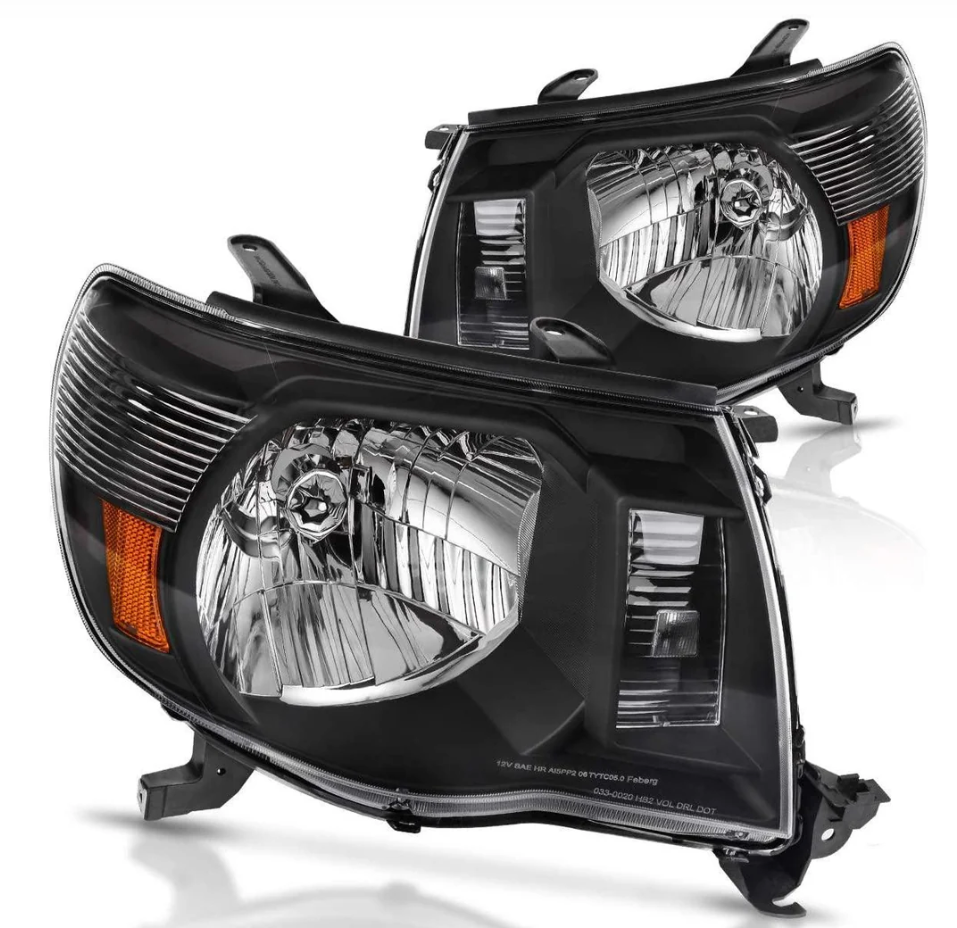 YITAMOTOR® 2005-2011 Toyota Tacoma Headlights Assembly Black Housing Headlamp