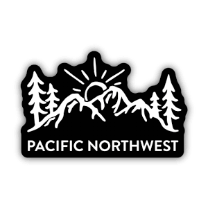 Vinil Sticker Pacific Northwest FM068,  4 Pack