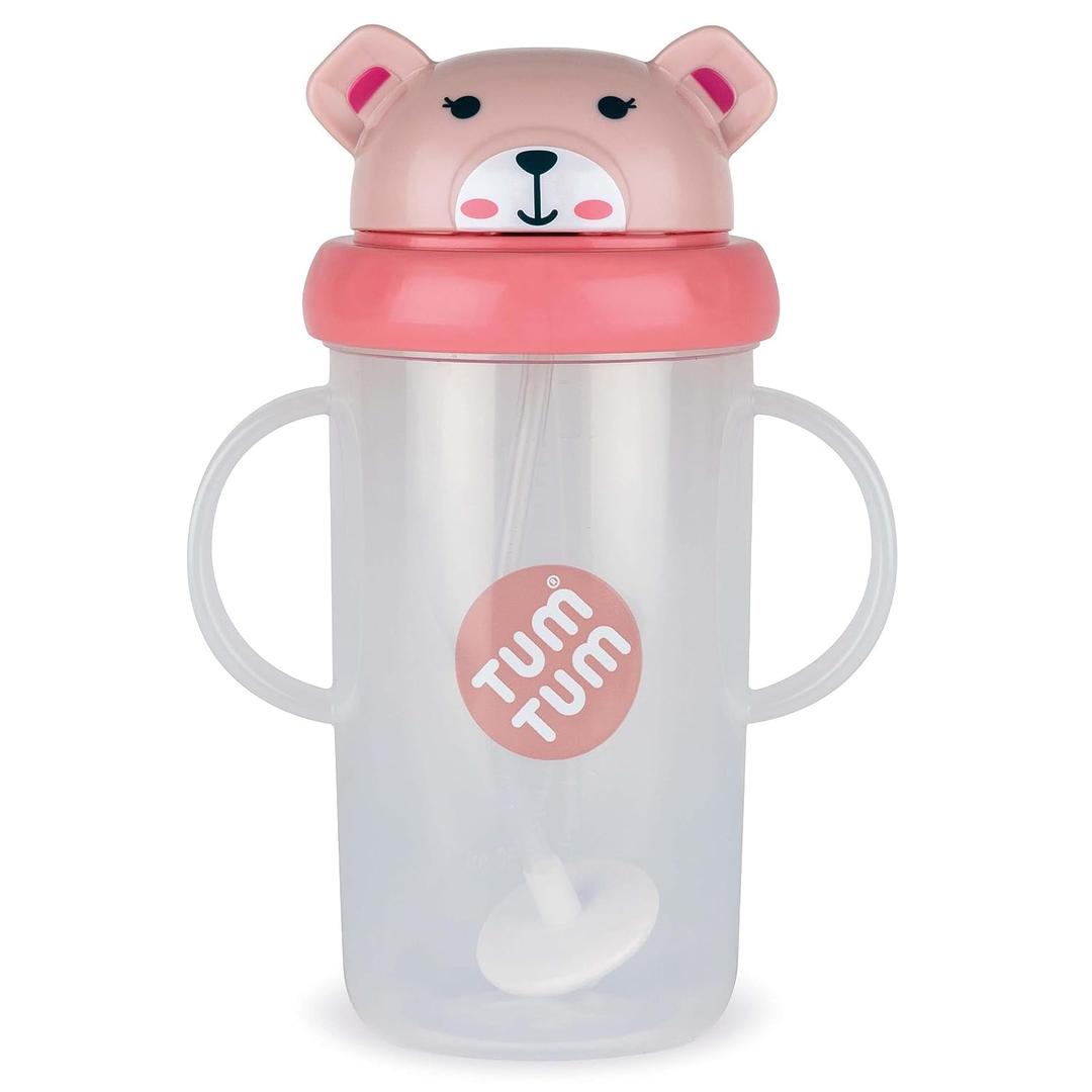 TUM TUM Tippy Up Free Flow Sippy Cup (No Valve), Sippy Cup for Toddlers, BPA Free (Betsy Bear 300ml)