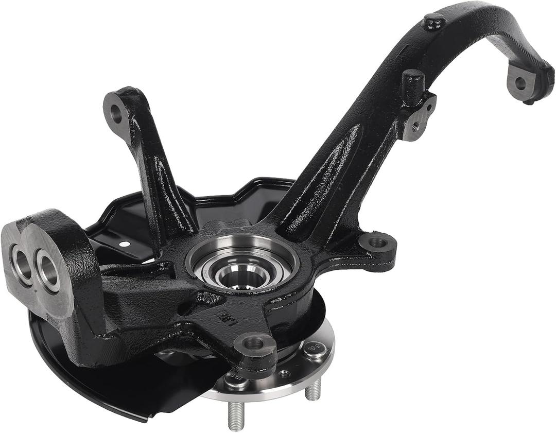 Autoround Front Steering Knuckle Wheel Hub Bearing Assembly Fit for Ford Fusion 2006-2012, Lincoln MKZ 07-12 / Zephyr 2006, Mazda 6 03-08, Mercury Milan 06-11, Replace# LK011, Left Driver Side
