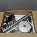 ZMISHIBO 52" Ceiling Fans with Lights, Nickel Modern Ceiling Fan with Remote, Bedroom Indoor Ceiling Fan with Dual Finish Blades, Quiet & Strong Motor, Bright LED Light.