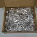 20 Pack Soft Close Cabinet Door Hinges for 1/2" Partial Overlay Cupboard, 100 Degree Opening Angel, Stainless Concealed Kitchen Cabinet Hinges with Mounting Screws and Manual