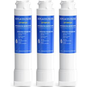 CHOPLO Water Filter Compatible with EPTWFU01 Frigidaire Water Filter, EPTWFU01C, EWF02, PURE SOURCE ULTRA II, 4562222, 3 Pack, By CHOPLO