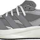 adidas Boys' Lightblaze Lace Up Sneakers (6 Big Kid, Grey/Grey/Silver Metallic)