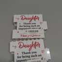SOFEGY Daughter Gifts from Mom Dad To My Daughter Unique Gifts for Adult Daughter Birthday Gifts Decorative Signs, Set Of 2