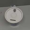 Ceramic Cat Water Fountain - 2.1L/71oz - All-Ceramic Body & Pure Copper Water Spout - Non-Toxic - Automatic Pet Drinking Fountain Indoor with Ultra-Quiet Pump, and 3Pcs Filter & Sponge (White)