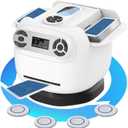 2025 Automatic Card Shuffler and Dealer Machine, 2-in-1 Smart 360Rotating Card Dealer and Shuffler Machine, Super Quiet, Safer, Various Card Games for Home and Club-Black