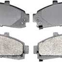ACDelco Silver 14D652M (19286058) Semi-Metallic Front Disc Brake Pad Set with Wear Sensor