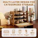 Router Box Hider WiFi Router Box Hider 3-Tier Adjustable Router Box Hider Decorative Internet WiFi Router Storage Cabinet 15.8" x 8.7" x 10.3"