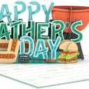 Lovepop Best Flippin Dad Father's Day Pop-Up Card  Fathers Day Card  Handcrafted 3D Pop-Up Greeting Card for Him  Fathers Day Love Card, 5 x 7