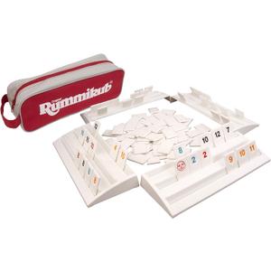 Rummikub - The Complete Original Game With Full-Size Racks and Tiles in a Durable Canvas Storage/Travel Case by Pressman 