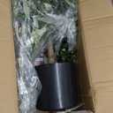 6ft Faux Olive Tree, Artificial Olive Tree Indoor, High Imitation Silk Plant Fake Olive Tree with Realistic Leaves and Fruits, Suitable for Home Living Room Office Decoration
