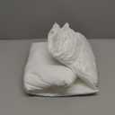 Cottington Lane Ruffled Dorm Room Bed Skirt Twin XL 32 Inch Drop, Hotel Quality Premium 1800 Brushed Microfiber Twin Extra Long College Dust Ruffle, White