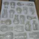 Glasseam Small Bud Vases for Centerpieces: 40PCS Mini Clear Glass Vase Set for Flowers Decor Wedding Party Baby Shower Dining Table Decorations Centerpiece