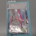 Silver Hair Tinsel Kit 48 Inches 1200 Strands with Tools and Instruction Easy to Install Fairy Glitter Tinsel Hair Extensions for Women and Girls，Shinny Sparkling Braiding Hair Accessories for Halloween Cosplay Party