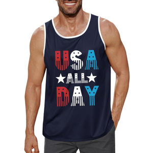 Arvilhill Men's 4th of July Tank Tops American Flag Graphic Sleeveless Shirt, Size: L Arvilhill Men's 4th of July Tank Tops American Flag Graphic Sleeveless Shirt, Size: L