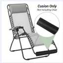 Footrest Cushion for Anti Gravity Folding Recliner, Zero Gravity Chair Cushion for Foot Rest, Footrest Padding for Patio Lawn Outdoor Chair
