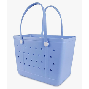 Beach Bag X Large Rubber Tote Bag, Waterproof Washable Open for Women Croc Bag Hand Bag for Beach Pool Yoga