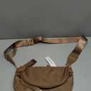 Spacious Nylon Crossbody Bag Bum Bag Handbags Wallets Purses Trendy Shoulder Bag for Women (Brown)