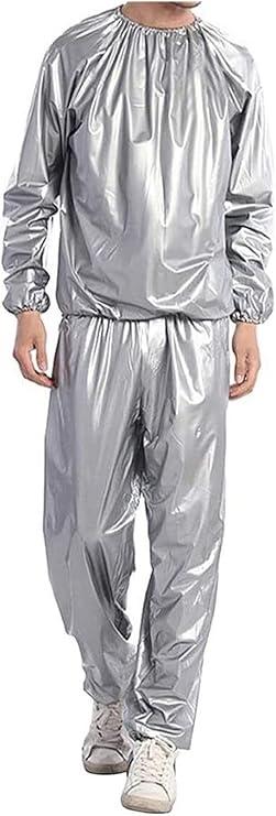 Heavy Duty Sauna Suit for Weight Loss Men Women Anti-Rip Sweat Suit Gym Fitness Exercise Workout, 4X-Large