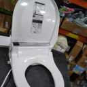 Bio Bidet BB2000 Electric Bidet Toilet Seat, Warm Water with Air Dryer, Heated Seat with Sensor and Slow Close Lid, Night Light, Remote Control, Round, White
