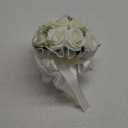 Wedding Bouquets for Bride, Silk Bride Bridesmaid Hand Holding Flower Bouquet for Valentines Day Decor Wedding Party Supplies Home Decoration (I)