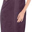 Utopia Towels Luxurious Jumbo Bath Sheet 2 Piece, 600 GSM, 35 by 70 Inches, 100% Ring Spun Cotton, Highly Absorbent and Quick Dry Extra Large Bath Towel, Super Soft Towel, Plum