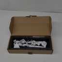 InnoGear Low Profile Mic Arm, 360° Rotatable Microphone Boom Arm Mic Stand for Fifine AM8 K669B Blue Yeti HyperX QuadCast SoloCast AT2020, with Mic Clip 3/8" to 5/8", 3/8" to 1/4" Adapter, White