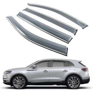 Rain Guards Window Visors for Lincoln Nautilus 2019-2023 & MKX 2016-2018 Side Window Wind Deflectors