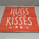 Valentine's Day Pillow Covers 20x20 Roses Love Heart Gnomes Valentines Day Decorations Be My Valentine Throw Pillow Covers Hugs and Kisses Wedding Cushion Case for Sofa Couch Set of 4