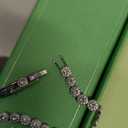 Swarovski Una Angelic Bracelet with White Crystals on a Rhodium Plated Setting