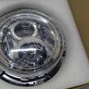 AlyoNed 7 inch Motorcycle LED Headlight DOT Lamp Kit with Mounting Bracket Compatible with Harley Davidson Fatboy Street Glide Heritage Softail Road King Switchback Electra Glide Ultra Classic Chrome