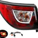 Taillights Brake Tail Light Compatible with 2013-2017 Traverse LS LT LTZ Base Premier, Replace 84266019 23301756 Driving Reverse Lamps Turn Signal Lighting - Rear Left Driver Outer Side LH